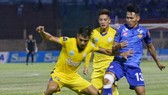 Khánh Hòa đã thắng Quảng Nam 3-2 trong trận lượt đi. Ảnh: VPF