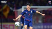 Supachok, một trong những trụ cột của U23 Thái Lan