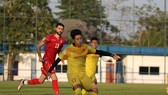 U23 Việt Nam và U23 Bahrain trong trận đấuí chiều 3-1. Ảnh: Đoàn Nhật