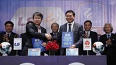 Lãnh đạo Công ty VPF cùng tập đoàn LS tại Lễ ký kết. Ảnh: Anh Trần