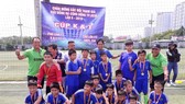 Các HLV Nguyễn Anh Trung, Đỗ Khải, Võ Hoàng Bửu cùng học trò