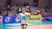 Chuyền 2 Thu Hoài đã chơi rất hay trong chiến thắng 3-0 của U.23 Việt Nam trước đối thủ Hàn Quốc.