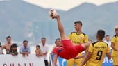Giải bóng đá bãi biển 2019 vốn tạo sự chú ý qua những hình ảnh đẹp trên sân thi đấu. Ảnh: Anh Trần