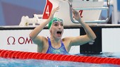 Kình ngư Tatjana Schroenmaker phá kỷ lục thế giới ở nội dung 200m ếch.