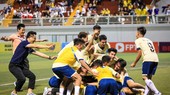Niềm vui của ĐH Huế sau chiến thắng trên loạt sút luân lưu