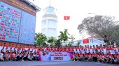 Tập thể KVT tập trung đông đủ tại ngày khởi động Giải chạy KVT RUN 2023 trên cung đường núi Nhỏ - Hải đăng Vũng Tàu