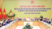 Thủ tướng chủ trì Hội nghị trực tuyến toàn quốc về kinh tế tập thể, HTX. ẢNH: VIẾT CHUNG