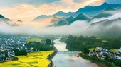Một thôn cổ với phong cảnh thơ mộng thuộc Long Xuyên, tỉnh An Huy
