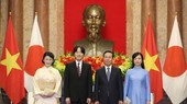 Chủ tịch nước Võ Văn Thưởng cùng Phu nhân tiếp Hoàng Thái tử Akishino và Công nương Kiko