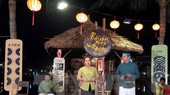Bai choi is often seen at local spring festivals and resembles a game, using playing cards and village huts. (Source: VNA)