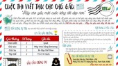 Poster of the contest (Source: thiennhien.org)