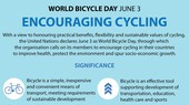 World Bicycle Day encourages cycling