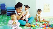 Public schools in HCMC support private family-based childcare groups