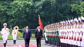 PM Pham Minh Chinh hosts welcome ceremony for Malaysian counterpart