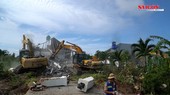 Phu Quoc City coercively demolishes 14 more illegally-built villas
