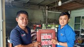 Thùng từ thiện của thợ sửa xe ở Quảng Ngãi