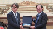 Chủ tịch UBND TPHCM Phan Văn Mãi tiếp Thứ trưởng Bộ Môi trường Hàn Quốc Kum Hang-seung