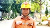 勇闖火海救出7歲孩童的電工阮德成。(圖:秋蘭)
