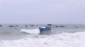 天气预报:今(30)日,东海中心区和北面海域(包括黄沙群岛海域),从岘港至宁顺海域将有东北风,风力达6至7级,阵风达8至9级,海浪高3至5.5米。(示意图:越通社)