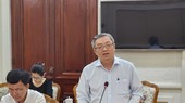 PCT UBND huyện NHà Bè Võ Trần Lê Nguyễn phát biểu tại buổi giám sát