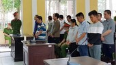 Các bị cáo tại phiên tòa