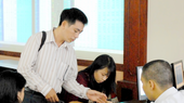 Transactions at SSI company in HCMC (Photo: SGGP)