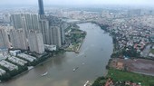 Many construction projects have encroached the Saigon River (Photo: SGGP)