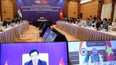 The meeting, which took place in the form of teleconferencing, reviewed the bilateral comprehensive strategic partnership since the 16th edition in August 2018, and put forth measures and orientations for cooperation in the new period. (Photo: VNA)