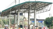 A highway toll station put out of business since March 2017