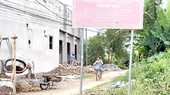 Một khu dân cư tự phát ở TP Cà Mau thiếu hạ tầng kỹ thuật