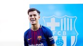 Coutinho thần tượng Ronaldinho. Ảnh: Getty Images
