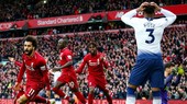 Liverpool mừng chiến thắng nghẹt thở. Ảnh: Getty Images