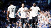 Vẻ thất vọng của các ngôi sao Man.United đang lộ rõ. Ảnh: Getty Images