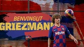 Antoine Griezmann chính thức ra mắt ở Barcelona. Ảnh: Getty Images