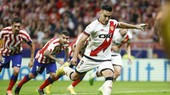 Radamel Falcao sút thắng phạt đền chặn đứng đà thắng của đội bóng cũ Atletico Madrid.
