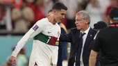 HLV Fernando Santos chia sẻ khi Cristiano Ronaldo kết thúc trận trong nước mắt.