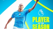 Erling Haaland được vinh danh là Cầu thủ xuất sắc nhất mùa giải của Ban tổ chức Premier League.
