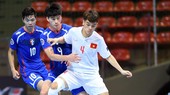 U20 Futsal Việt Nam ngược dòng ấn tượng 5-4 trước đối thủ. Ảnh: Quang Thắng.