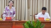 Chủ tịch HĐND TPHCM Nguyễn Thị Lệ phát biểu về giám sát đầu tư công. Ảnh: VIỆT DŨNG