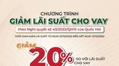 Agribank giảm tiếp 20% so với lãi suất cho vay để hỗ trợ khách hàng