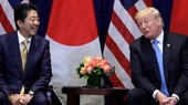 Cựu thủ tướng Shinzo Abe đã thành công trong việc duy trì liên minh Mỹ-Nhật với tổng thống Donald Trump khi ông còn tại vị. Ảnh: Evan Vucci/AP