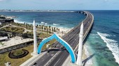 Cầu vượt biển Sinamale, biểu tượng của mối quan hệ Trung Quốc-Maldives. Nguồn ảnh: chinadaily.com.cn