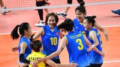Đội tuyển bóng chuyền nữ Việt Nam tại Asiad 2018. Ảnh: NHẬT ANH
