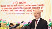 Tổng Bí thư Nguyễn Phú Trọng phát biểu chỉ đạo hội nghị. Ảnh: Trí Dũng/TTXVN