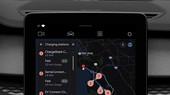 Ứng dụng trên Android Automotive hiển thị các trạm sạc EV tại California, Mỹ
