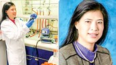 Giáo sư Nguyễn Thị Kim Thanh giữa đời thường và khi làm việc tại UCL. Ảnh: UK in Vietnam