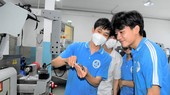Sinh viên Trường Cao đẳng Công nghệ Thủ Đức trong giờ thực hành