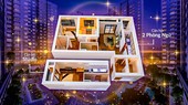 Thiết kế sáng tạo của Dual Key giúp cho chủ nhân chỉ cần mua 1 nhưng sở hữu được 2 căn hộ độc lập đầy đủ công năng.