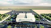 Một phương án thiết kế sân bay Quảng Trị được tư vấn TEDI báo cáo tại cuộc họp.