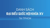 Công bố danh sách 499 người trúng cử đại biểu Quốc hội khóa XV